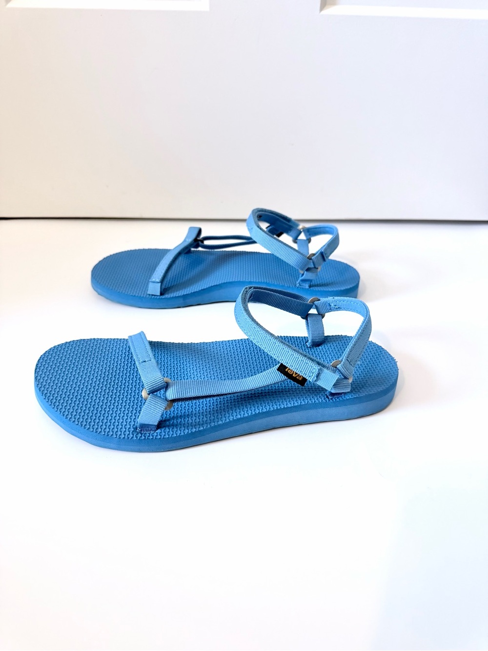 Teva Women Original Universal Slim Sandal Blue Size 9 Walking Comfort Hiking